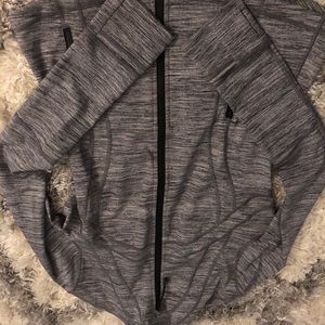 grey zip up lululemon jacket barely worn